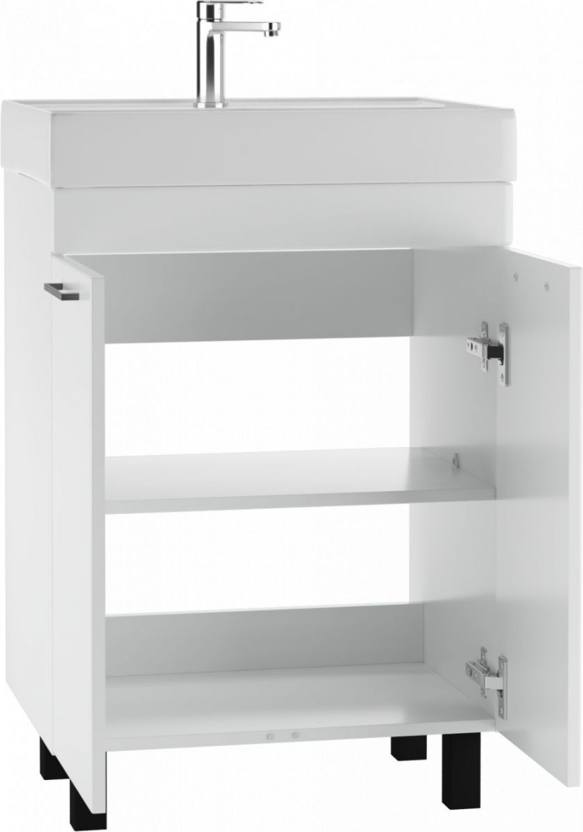 Тумба под умывальник "Енисей 60" Контраст без ящика  АЙСБЕРГ (DA2709T) | фото 3