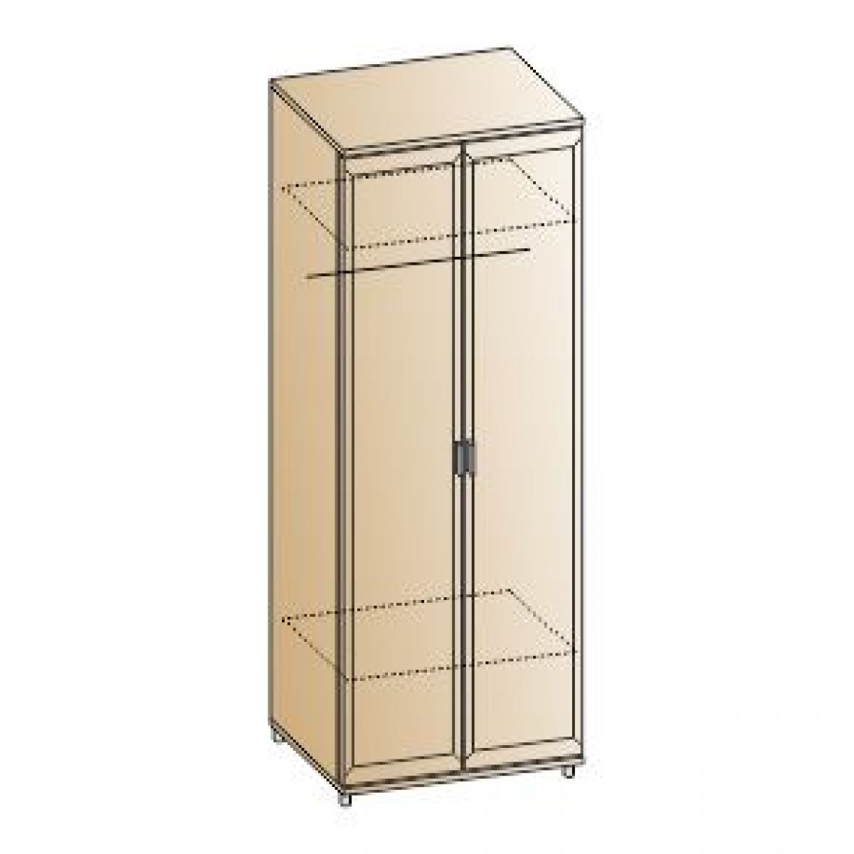 Спальня Мелисса композиция 2 (Гикори Джексон светлый) | фото 3