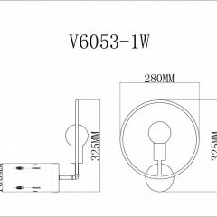 Бра Moderli Sachara V6053-1W | фото 2