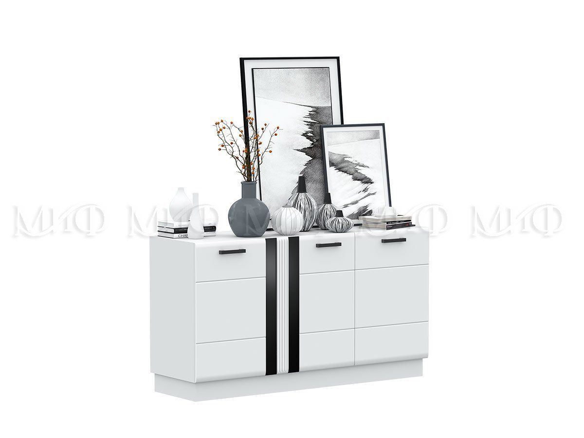 МАГНОЛИЯ Спальный гарнитур МДФ (модульный) Белый глянец/белый | фото 4