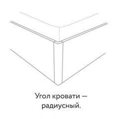 Кровать "СА-24" Александрия БЕЗ основания (МДФ/ткань) 1400х2000 | фото 3