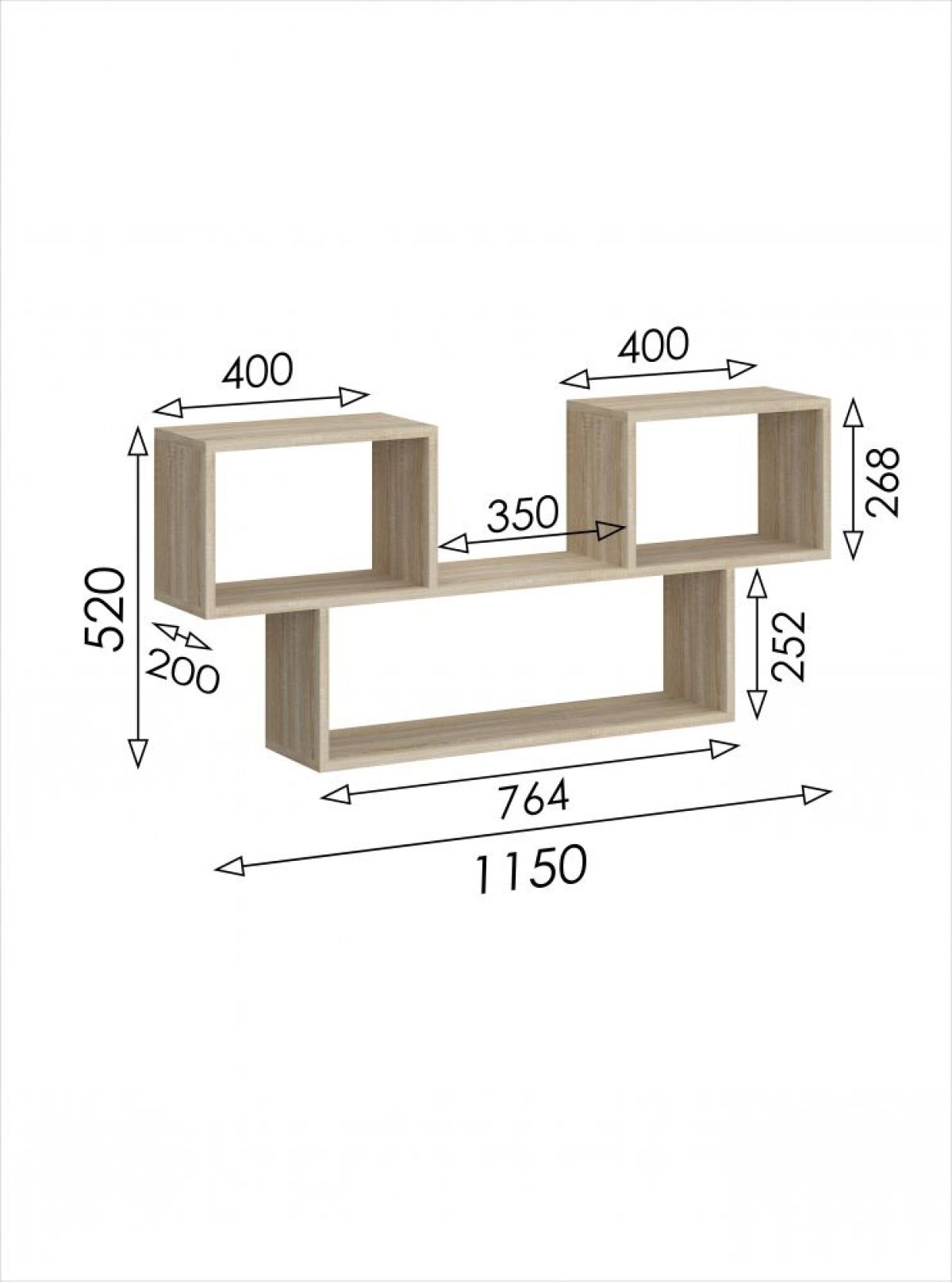 Полка навесная 6 Салоу | фото 3