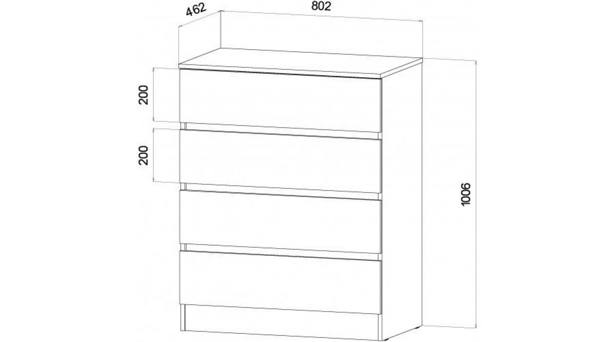 ЛЕНОРА Спальный гарнитур (модульный) графит | фото 3