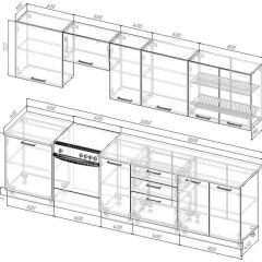 Кухонный гарнитур Антик 3000 (Стол. 38мм) | фото 2