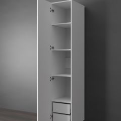 Шкаф Linnea MHR-1PO-4 2050х400х510 (Белый-М 11.1.2) | фото 5