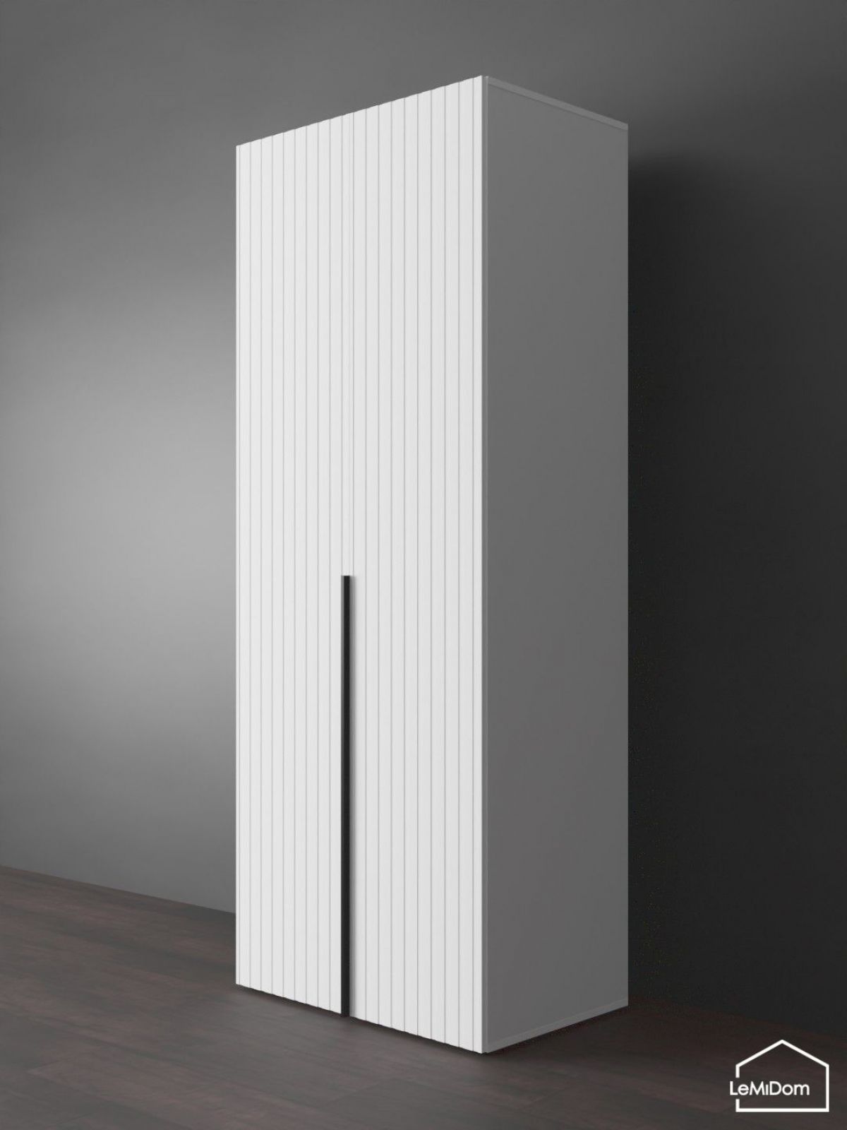 Шкаф Linnea MHR-2 2050х800х510 (Белый-М 11.1.1) | фото 5