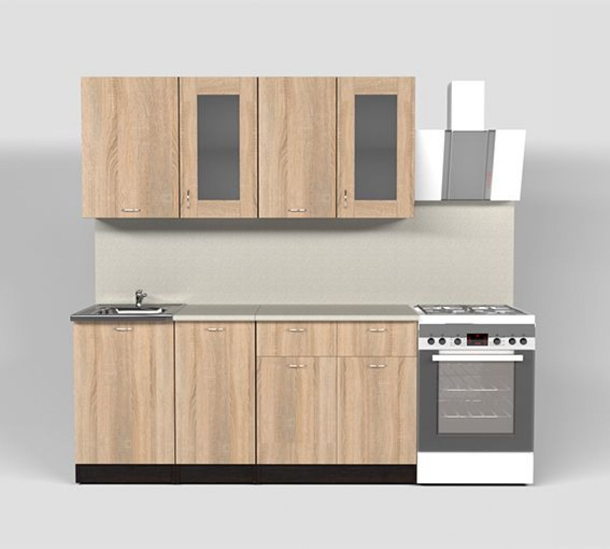 Кухня Симона Демо 1700 (Венга/Дуб Сонома) | фото 7