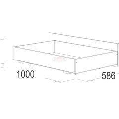 Кровать 1.2 каркас + спинка головная + 2 ящика Ольга-14 без основания | фото 4